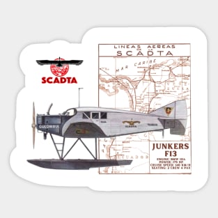 avianca vintage design Sticker